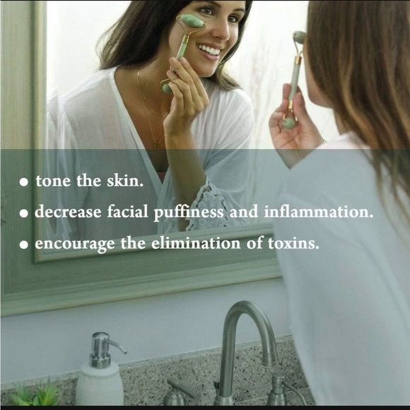 Face massager jade roller New - Picture 7 of 7